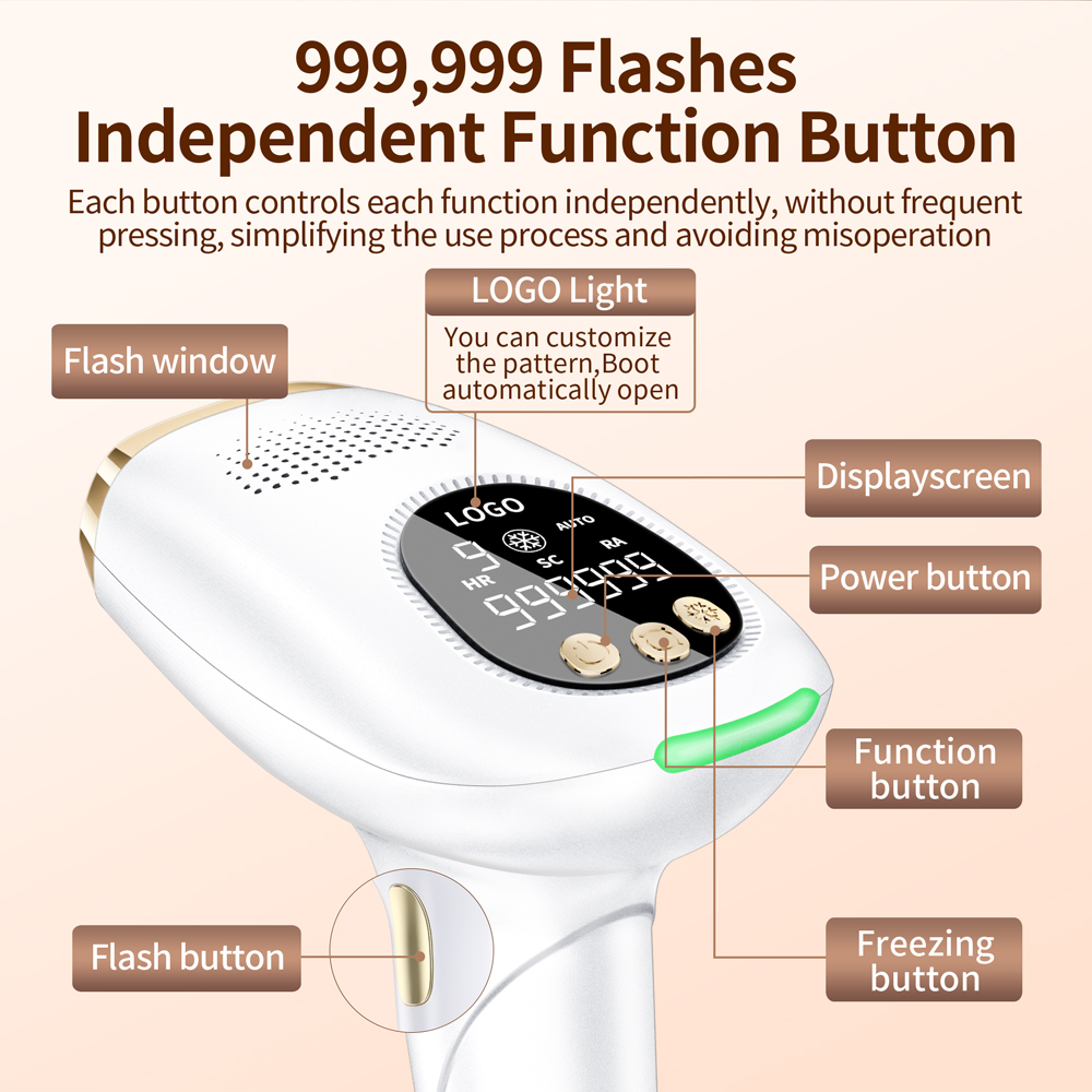 Professional Easy To Operate Permanent Painless Hair Removal Home Handset Skin Rejuvenation Ipl Laser Epilator For Women