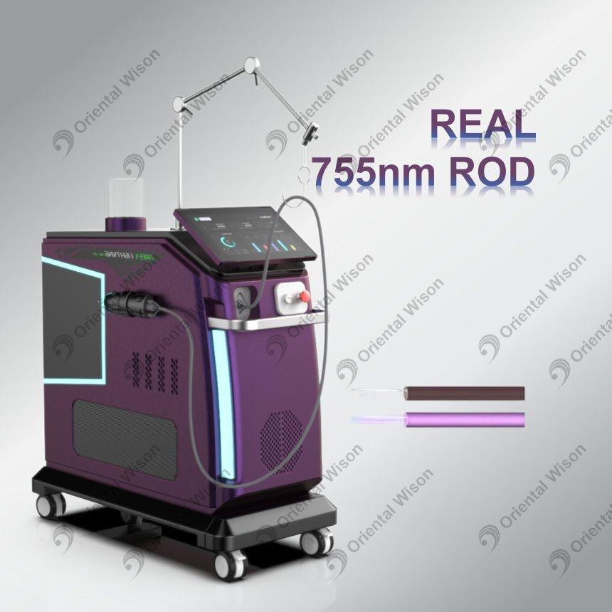 New Laser Hair Removal Technology Alexandrite Laser Alex Laser Hair Removal 755nm 1064nm Long Pulse Laser Clinic Salon SPA Using Alexandrite Laser