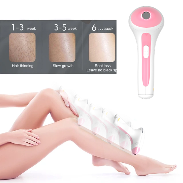 Before and after hair removal results