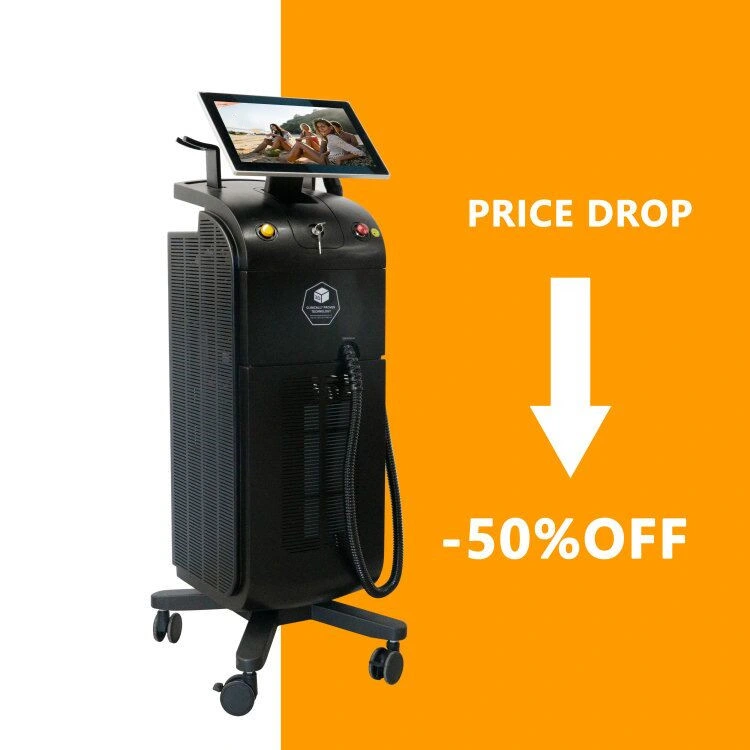 New 808nm Diode Laser Hair Removal Machine Triple Wavelengths 808 Alex 755 YAG1064nm 3 Waves Trio 3D Titanium Ice Laser Depilacion Epilator Systems
