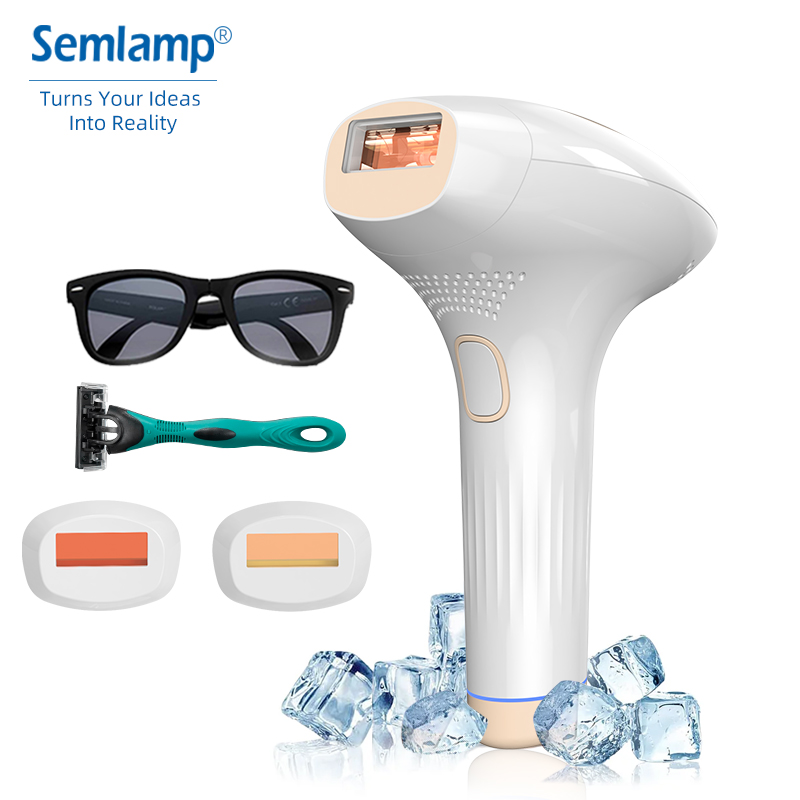 High Energy 21J IPL Machine Portable 510k Home Use Sapphire Ice Cooling Professional Laser Hair Removal Device