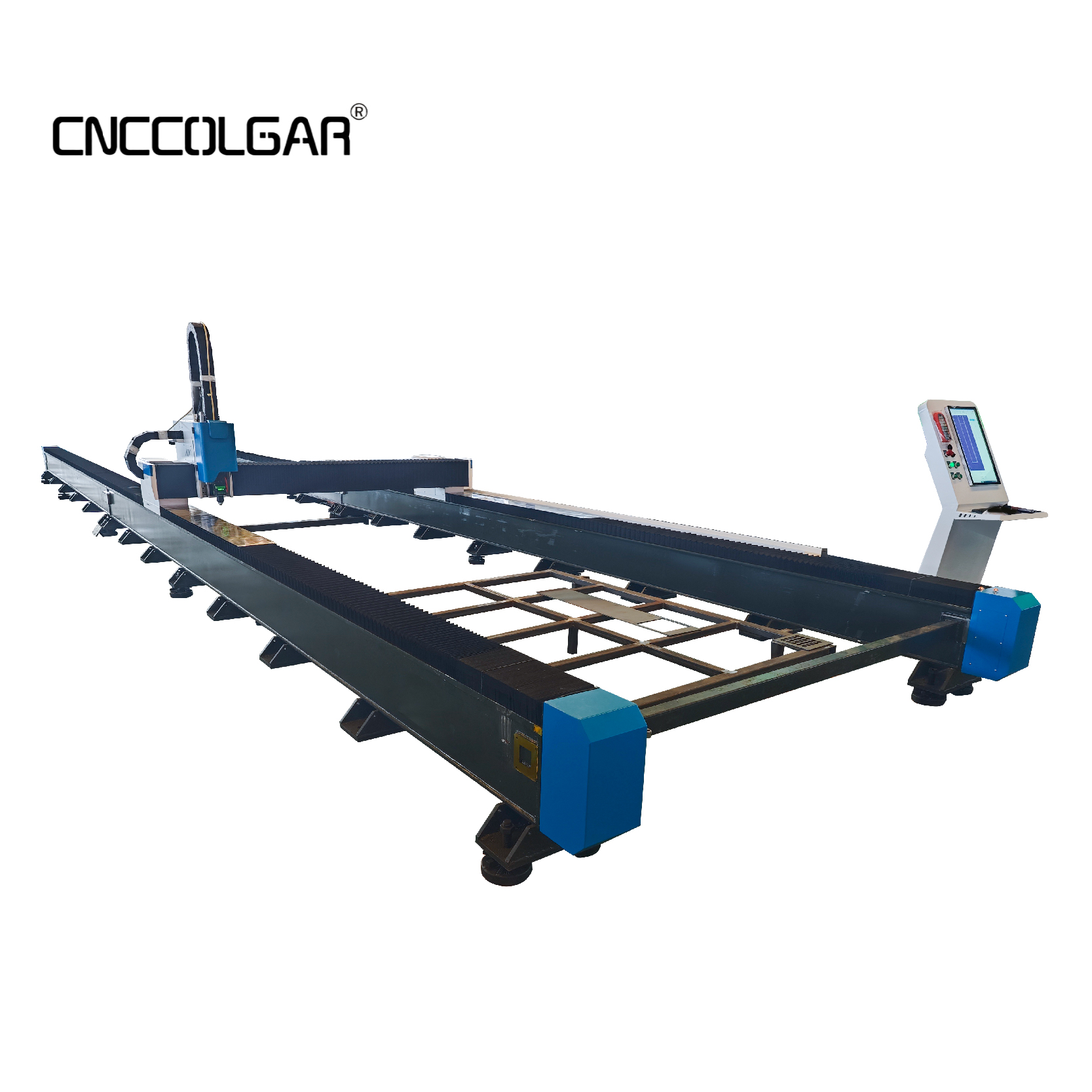Gantry Fiber Laser Cutting Machine CNC Cypcut Water Cooling Sheet Metal High-Accuracy Metal Cutting