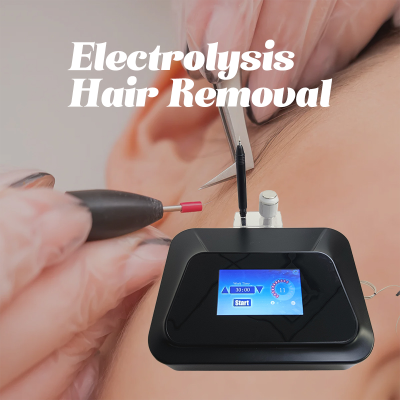 Apilus Beauty Clinic 0.01mm Fine Needle Epilator Electrolysis Machine Hair Removal Epilation For White Hair