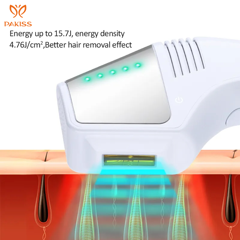 Upgraded to 400000 Flashes Ice Cooling IPL Hair Removal Device for Face Armpits Legs Arms Bikini Line Comes With Glasses