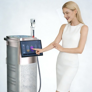 Newest Diode Laser Hair Removal System with 4 Wavelengths for Black Skin &amp; Facial Treatment Home &amp; Commercial Use