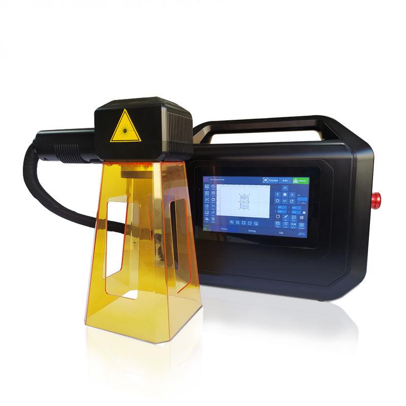 New 20W Handheld Fiber Portable High-precision Air Cooling Laser Marking Machine Supports DXF Files