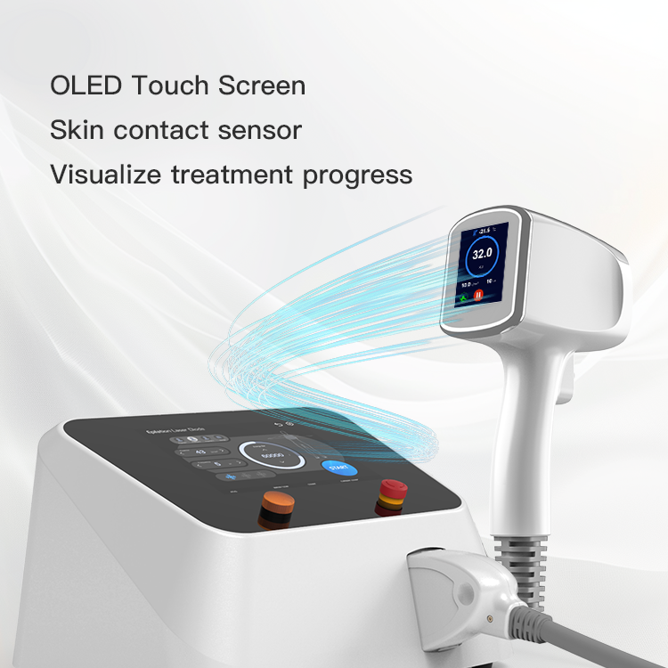 CE Approved 1200W Portable Diode Laser Hair Removal Machine Painless 1064nm Dark Skin Tone