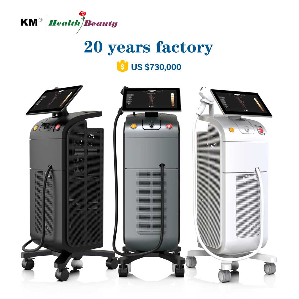 2026 AI Cloud Computing 4 Waves Triple Wavelength 755 808 1064 Nm 1600w Ice Titanium Platinum Laser Diode Hair Removal Machine