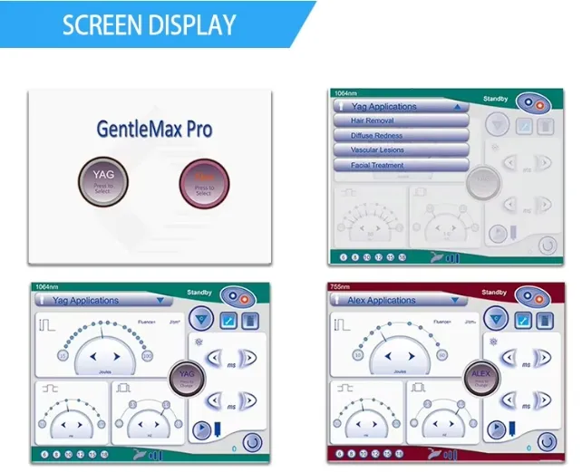 PRO Laser Hair Removal Equipment Interface Option 1