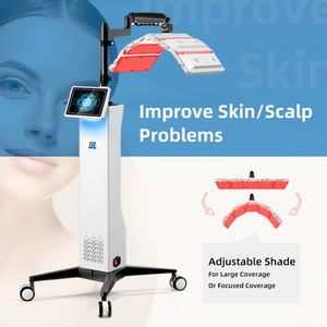 Unlock The Secret To Glowing Skin Scalp Care 7 Colors LED Facial Light Therapy Phototherapy Skin Rejuvenation LED Machine.
