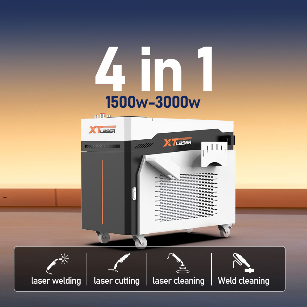 New XTLASER Handheld Fiber Laser Welding Cutting And Cleaning Machine 1500W/2000W/3000W With Easy Operation Small Design