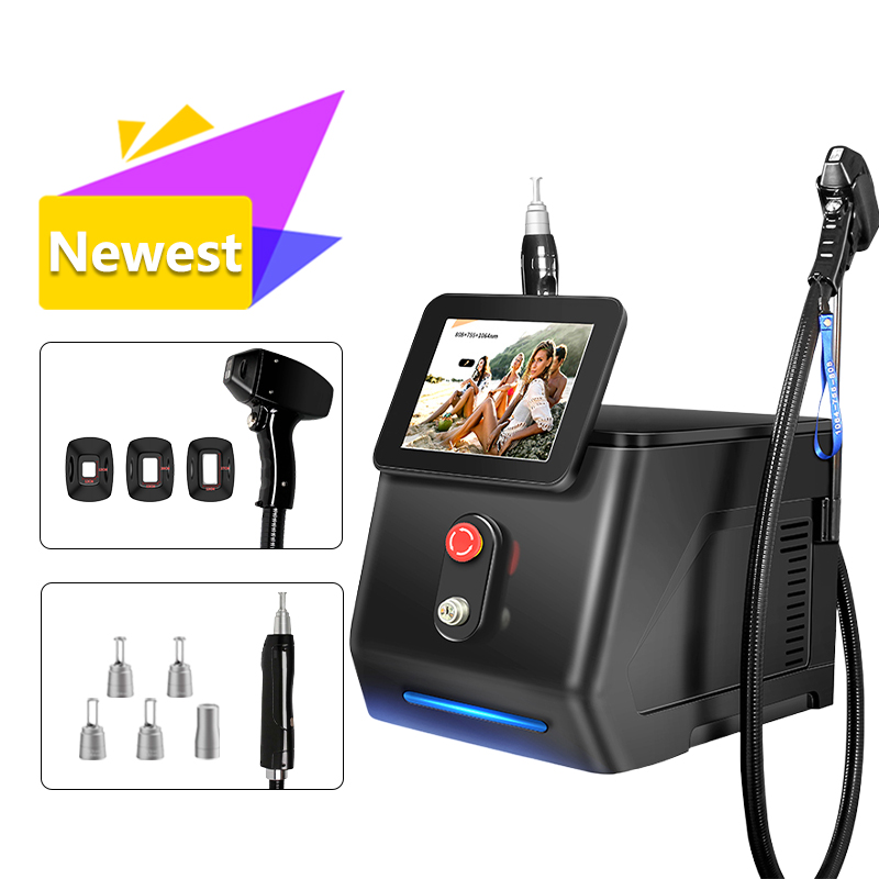 New 3 Waves 4 Waves Ice Cooling System Machine No Pain Freezing Point System High Energy Diode Laser Hair Removal