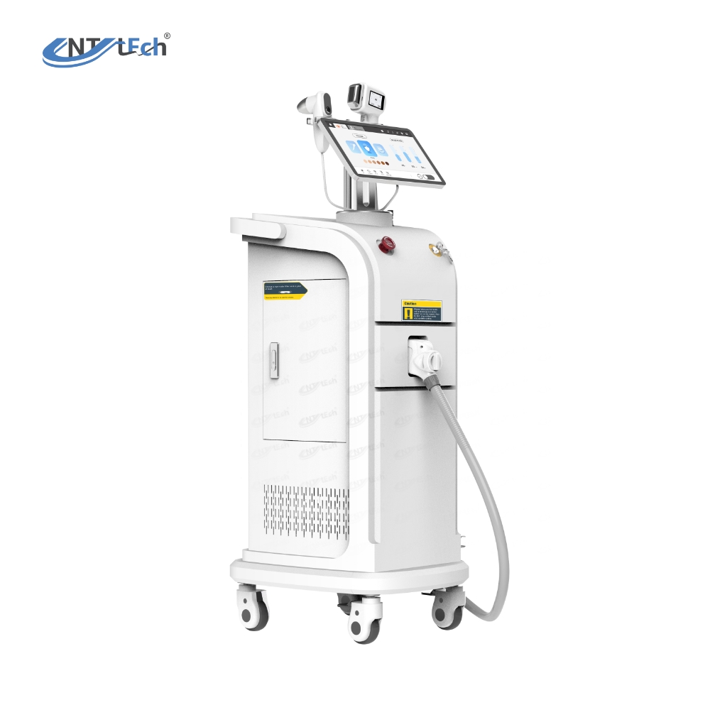 UNT Newest High Power Diode Laser 808 Nm Ice Platinum Titanium 4 Wavelength Diode Laser Hair Removal 2400W 3000W
