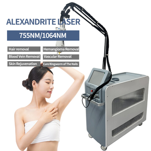 CE-Certified Alexandrite &amp; Nd:YAG Laser Candle Machine 755nm/1064nm Dual Wavelength for Permanent Hair Removal Skin Rejuvenation