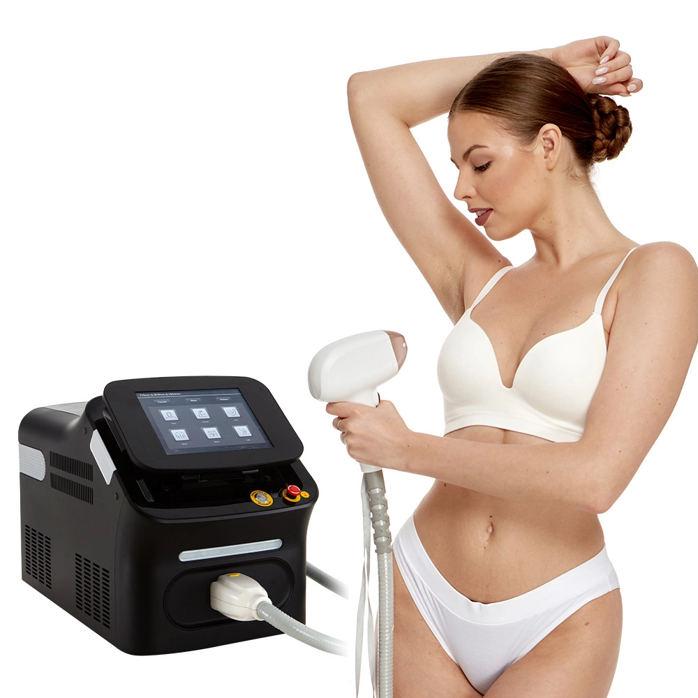Portable 4 Wavelegths Diode Laser Hair Removal System