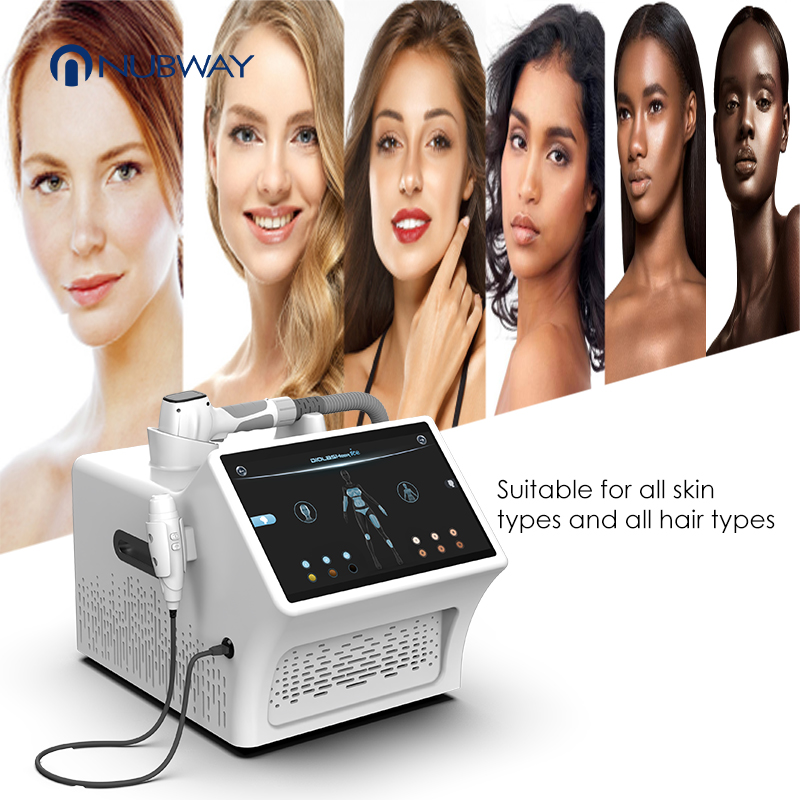 Advanced Professional Equipment Effective Permanent Removal 808nm Diode Laser for Stubborn Hair Dark Skin Tones