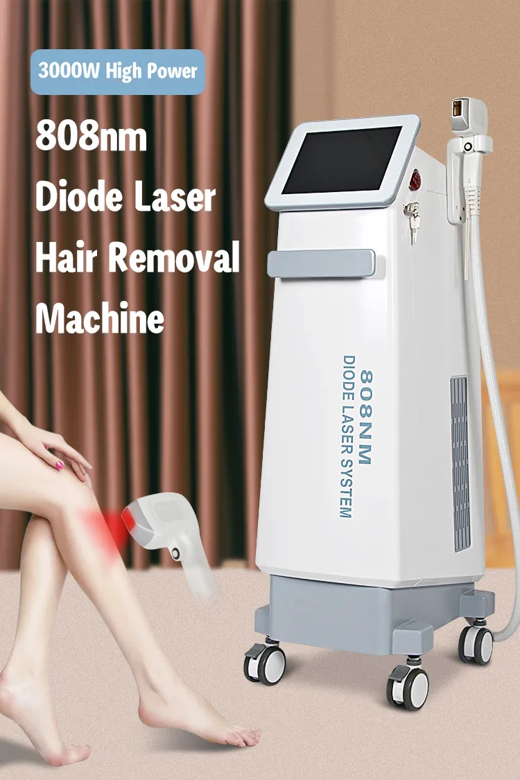 High Power Diode Laser System for Fast Hair Reduction