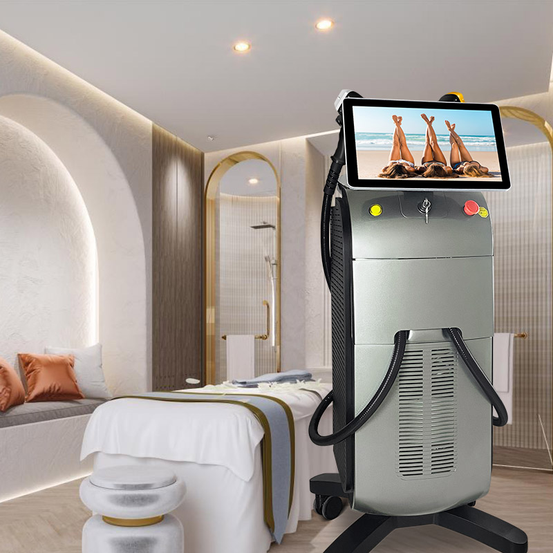 New 3D ICE Titanium Laser Diode 808nm Diode Laser/ Diode 3d Titanium Laser Hair Removal Machine