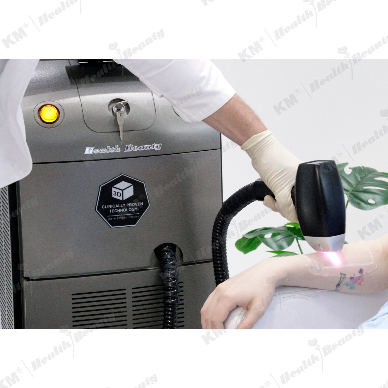 OEM/ODM 808nm Diode Laser Hair Removal Machine High Power Salon Use Laser Hair Removal Big Spot Size for Full Body