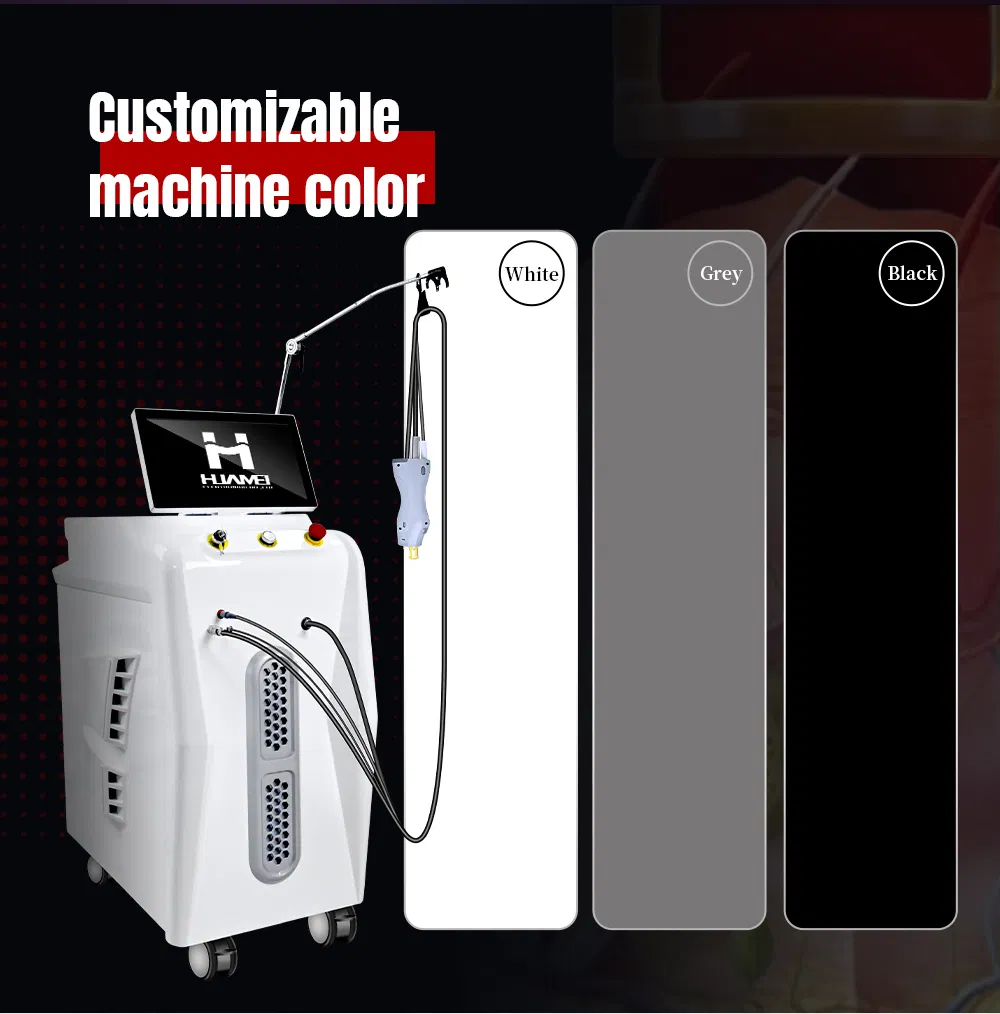 Alexandrite Laser 755nm 1064nm Long Pulse Laser New Design with Smart Touch Screen for Permanent Hair Removal