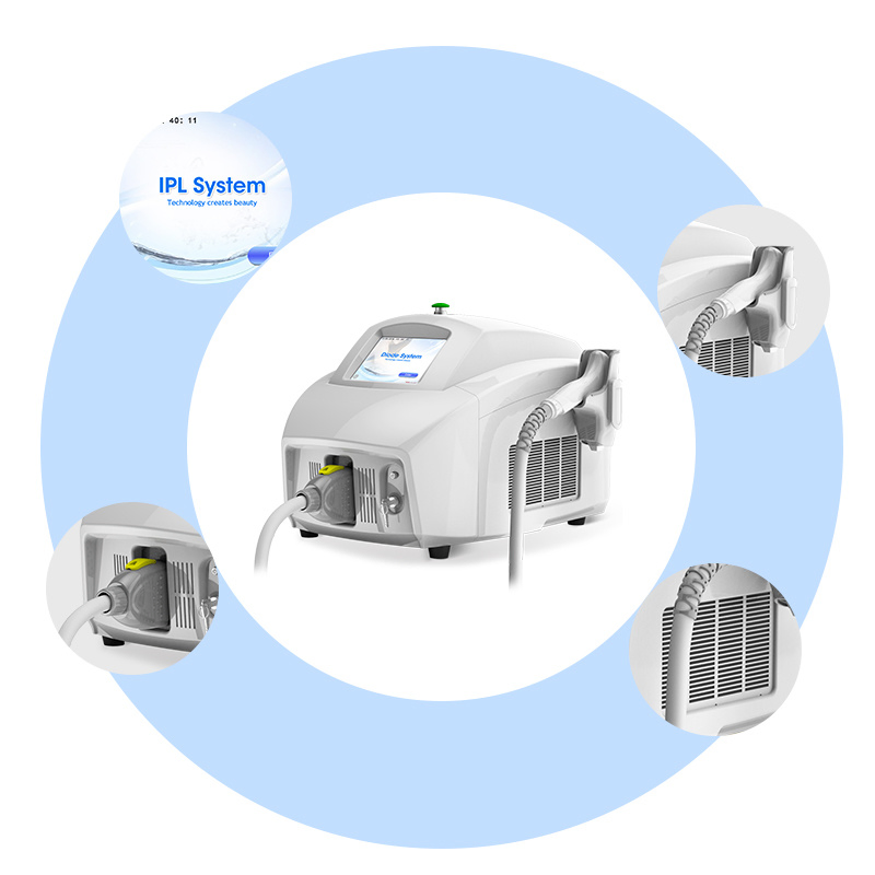 Medical 808nm Diode Laser Hair Removal Device Triple Wavelengths Diode Laser Hair Removal System