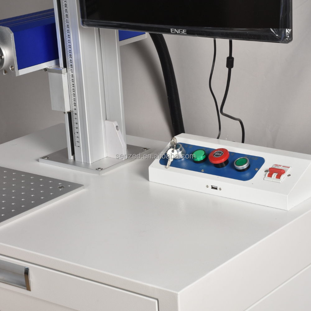 Industrial Fiber Laser Marking Machine for Metal Engraving 20W 30W 50W High Speed Laser Marker System with Computer Control