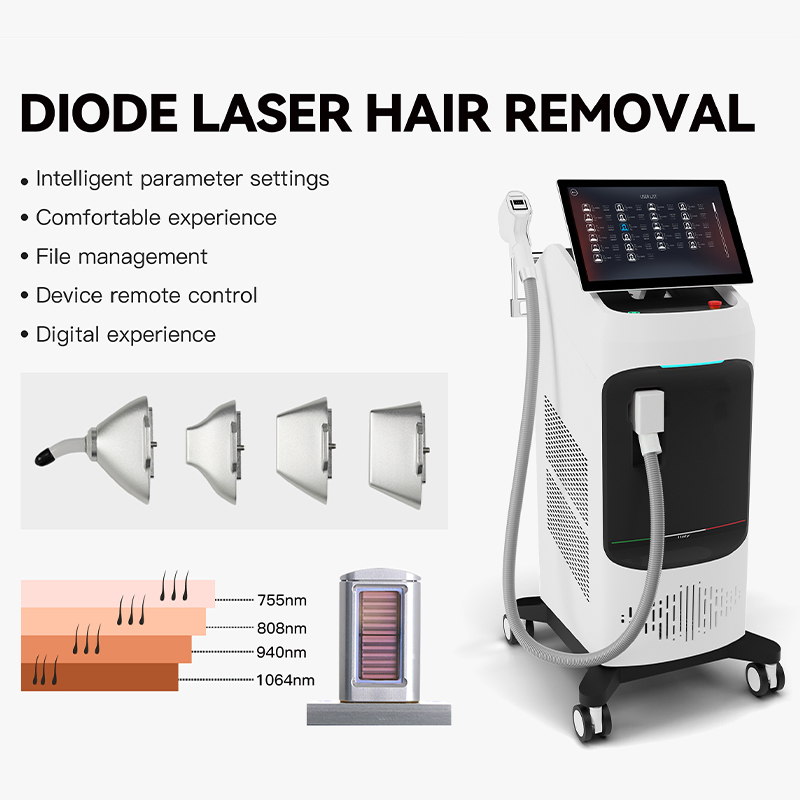 Professional Diode Laser Hair Removal System with 15.6" Touchscreen Display