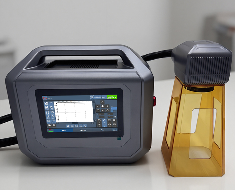 Professional Grade 30W 50W Workshop Handheld Fiber Laser Marking Machine for Tool Marking