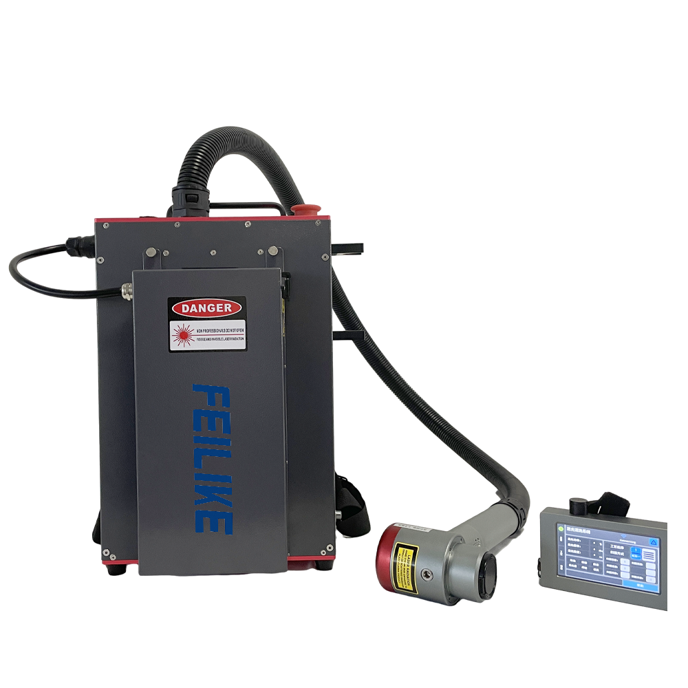 High Efficiency Laser Cleaning Machine Remove Paint From Wood With Portable Pulse Laser System For Furniture Restoration