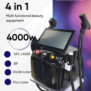4 In 1 Desktop Soprano Laser 808 Diode Tattoo Pico NdYag Titanium Multifunctional Portable Beauty Equipment Hair Removal Machine