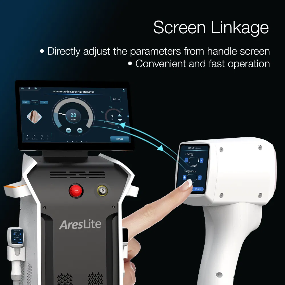 Advanced Titanium Diode Laser Hair Removal System for Beauty Salons