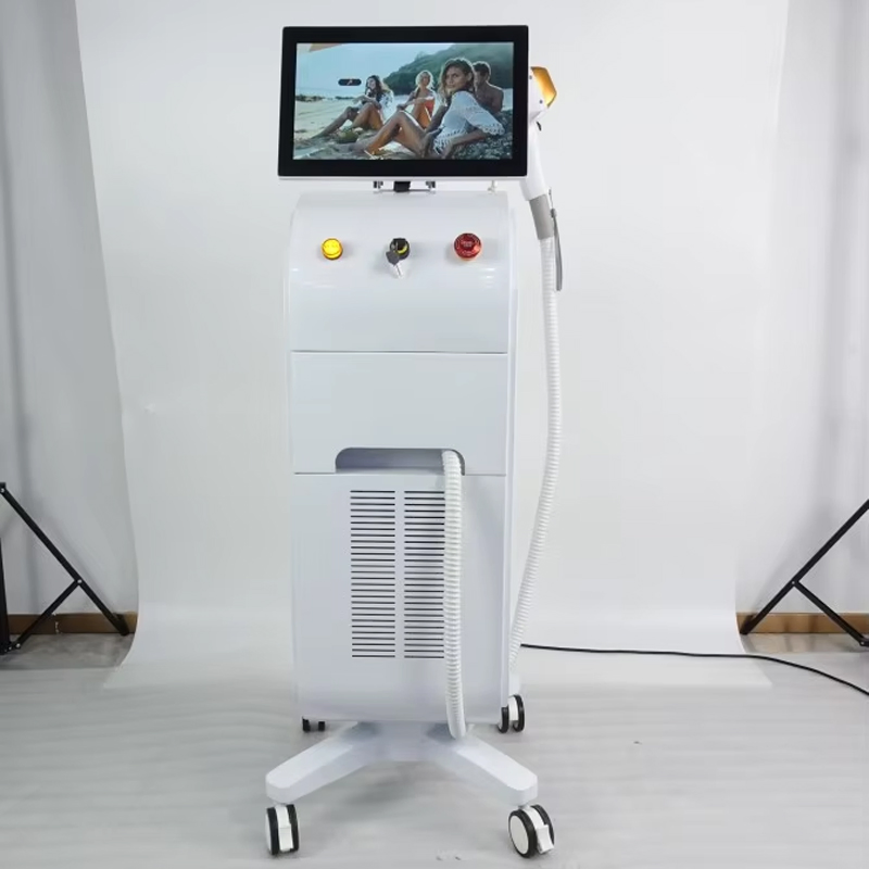 Professional 808nm Diode Laser Hair Removal Machine New Tec Cooling Technology 2 Years Warranty Remote Control System