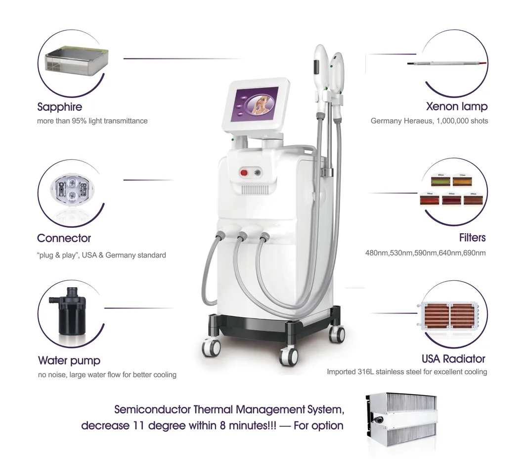 Elight IPL Opt Handpieces and Accessories