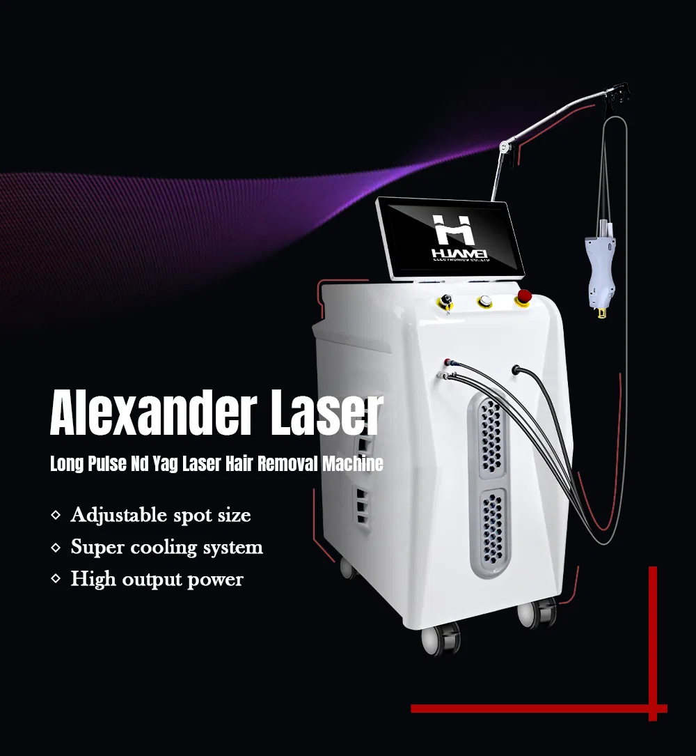 Alexandrite Laser 755nm 1064nm Long Pulse Laser New Design with Smart Touch Screen for Permanent Hair Removal