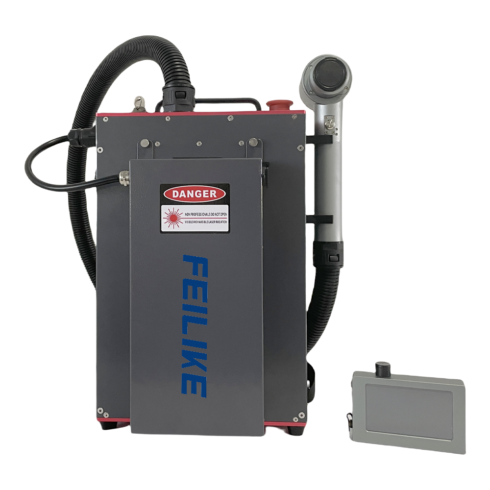 High Speed Laser Metal And Wood Cleaning Portable Laser Metal And Wood Cleaning Machine With Pulse System For Furniture