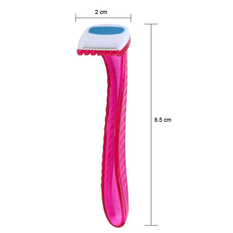 Women Single Blade Razor, Disposable Bikini Line Trimmer for Painless Body Hair Removal, Smooth &amp; Precise Shaving