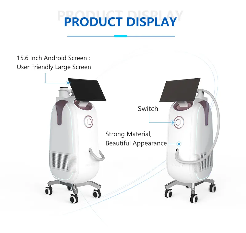 Professional 808nm Diode Laser Hair Removal System K800 screen details