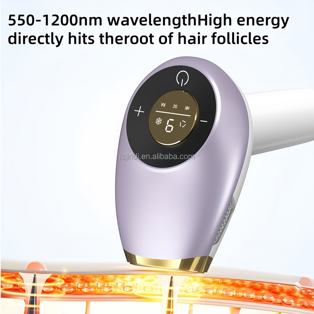 Unlimited Flash Portable Home IPL Laser Hair Removal Machine Cordless Electric Laser Razor For Women With Sensitive Skin