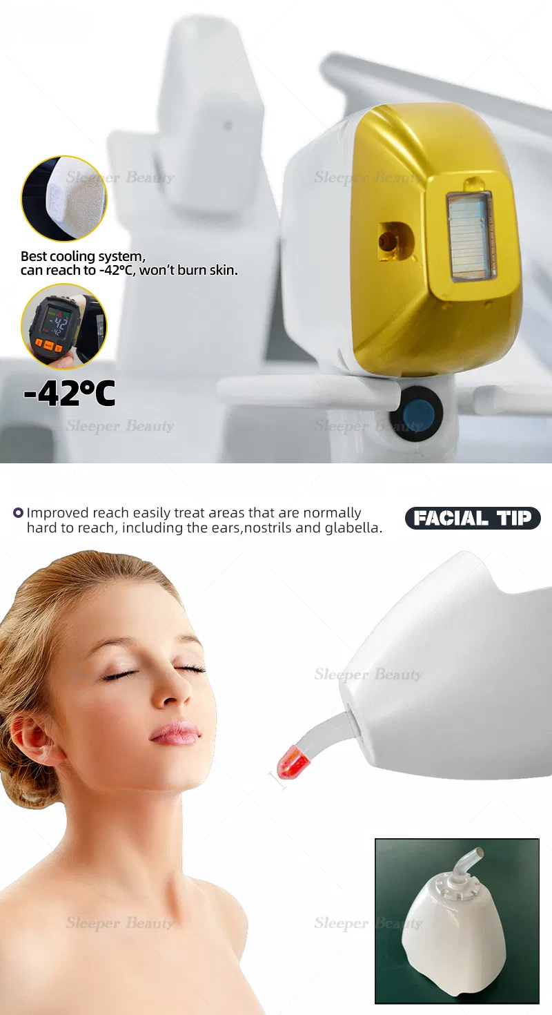 Professional 808nm Diode Laser Hair Removal Machine New Tec Cooling Technology 2 Years Warranty Remote Control System