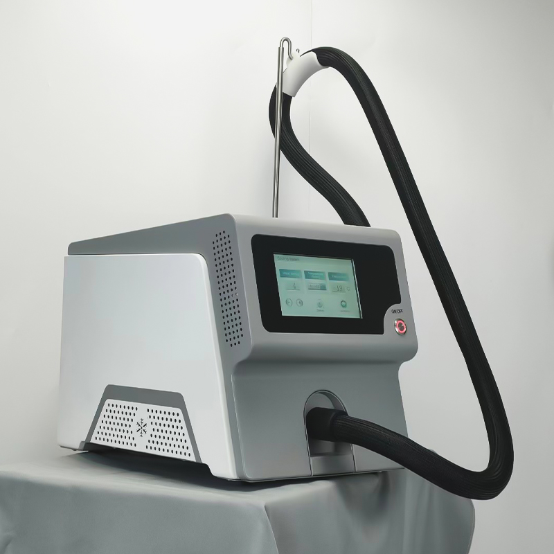 Tax Free Cold-air-skin-cooling Pain Reduction Low Noise Cold air Skin Cooling Machine for Tattoo Removal Laser Treatment Device