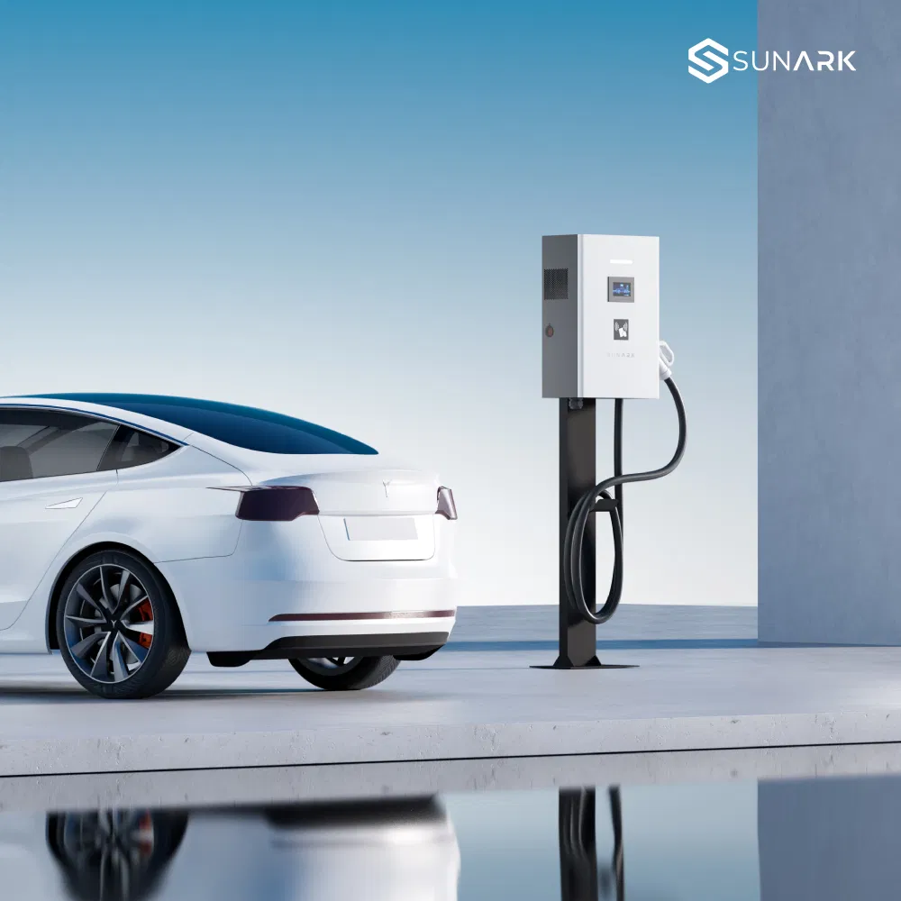Sunark AC to DC EV Commercial Charging Station CCS 20kw 25kw 30kw Fast Car Charging