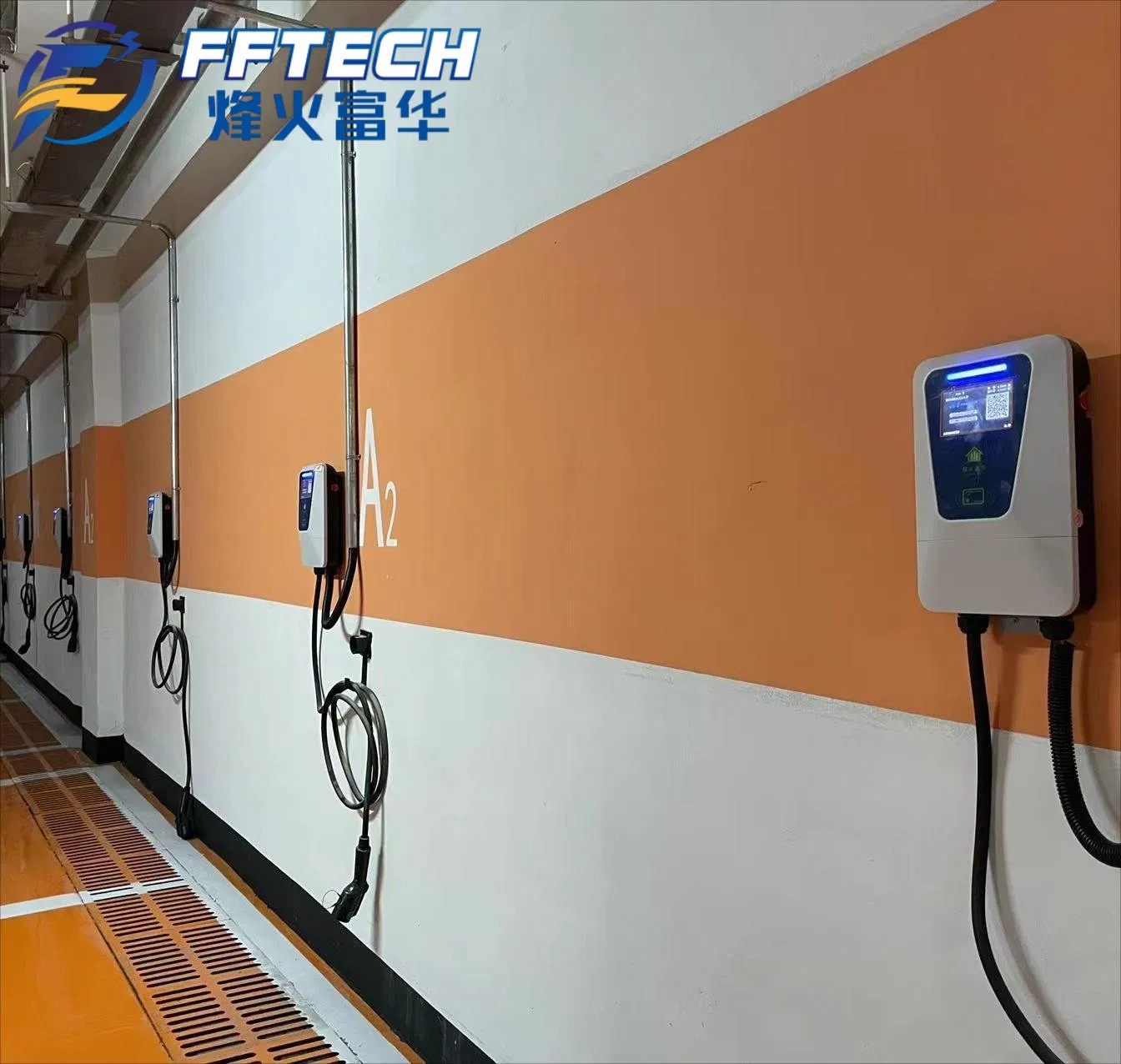 High-Power CCS2 Type2 Electric Vehicle Wallbox Charger 7kw 11kw 22kw