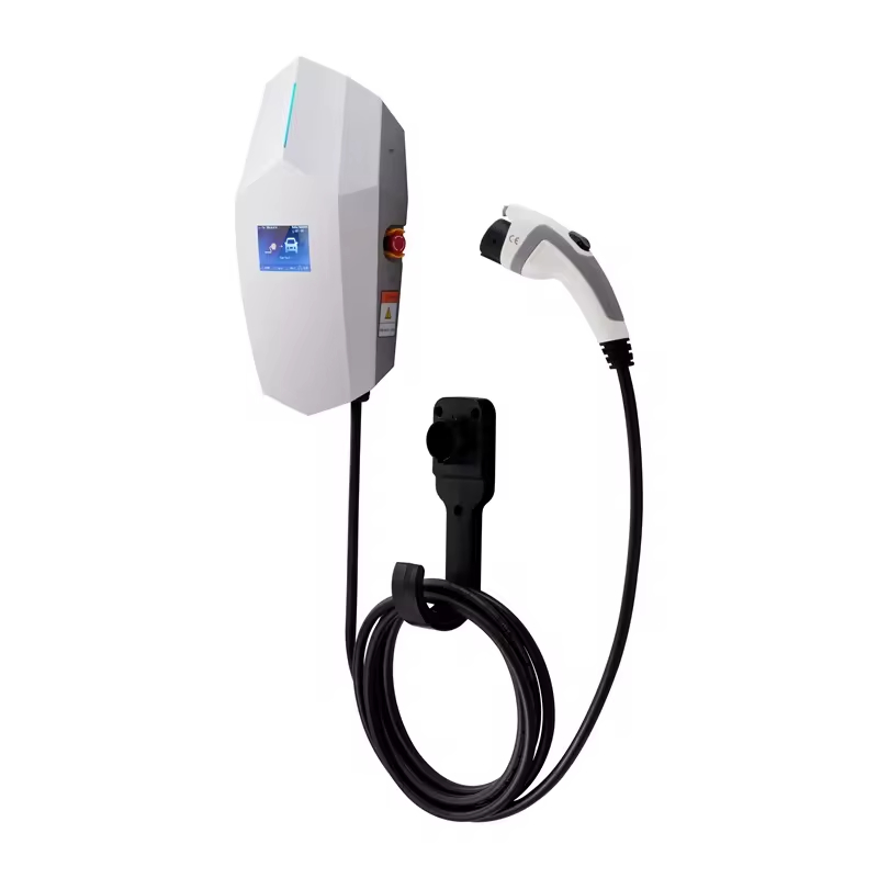 Ocpp 2.0.1 Wallbox Dynamic Load Balancing ISO15118 Plug and Charge Pnc AC 32A Wall-Mounted Type 2 22kw EV Charger Station