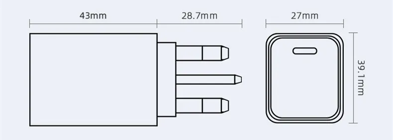 PD20W Dual Port Adapter View 6
