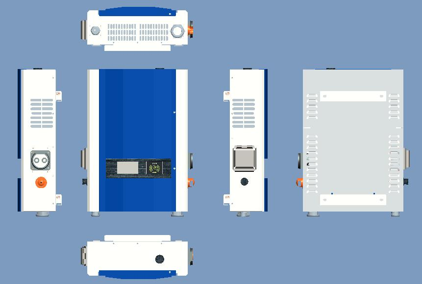 Wall-Mount DC-Quick Electric Vehicle Charging Station 30kw