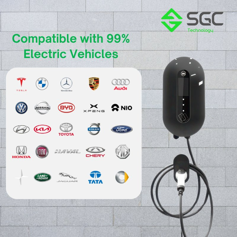 Smart APP Control 7kw 11kw 22kw AC EV Charger Wallbox Electric Vehicle Charging Station