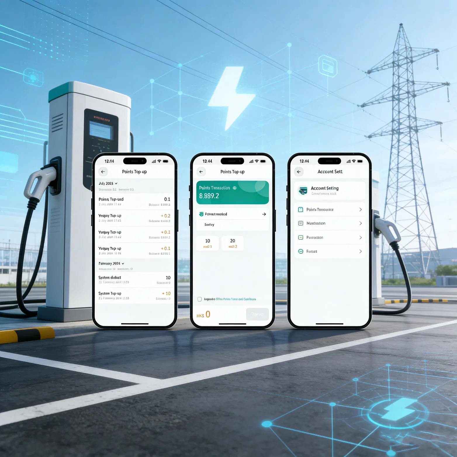 Evpro Comprehensive EV Charging Solution-Charging Station Finder, Charging Control, Membership &amp; Points, Available for Ios &amp; Android