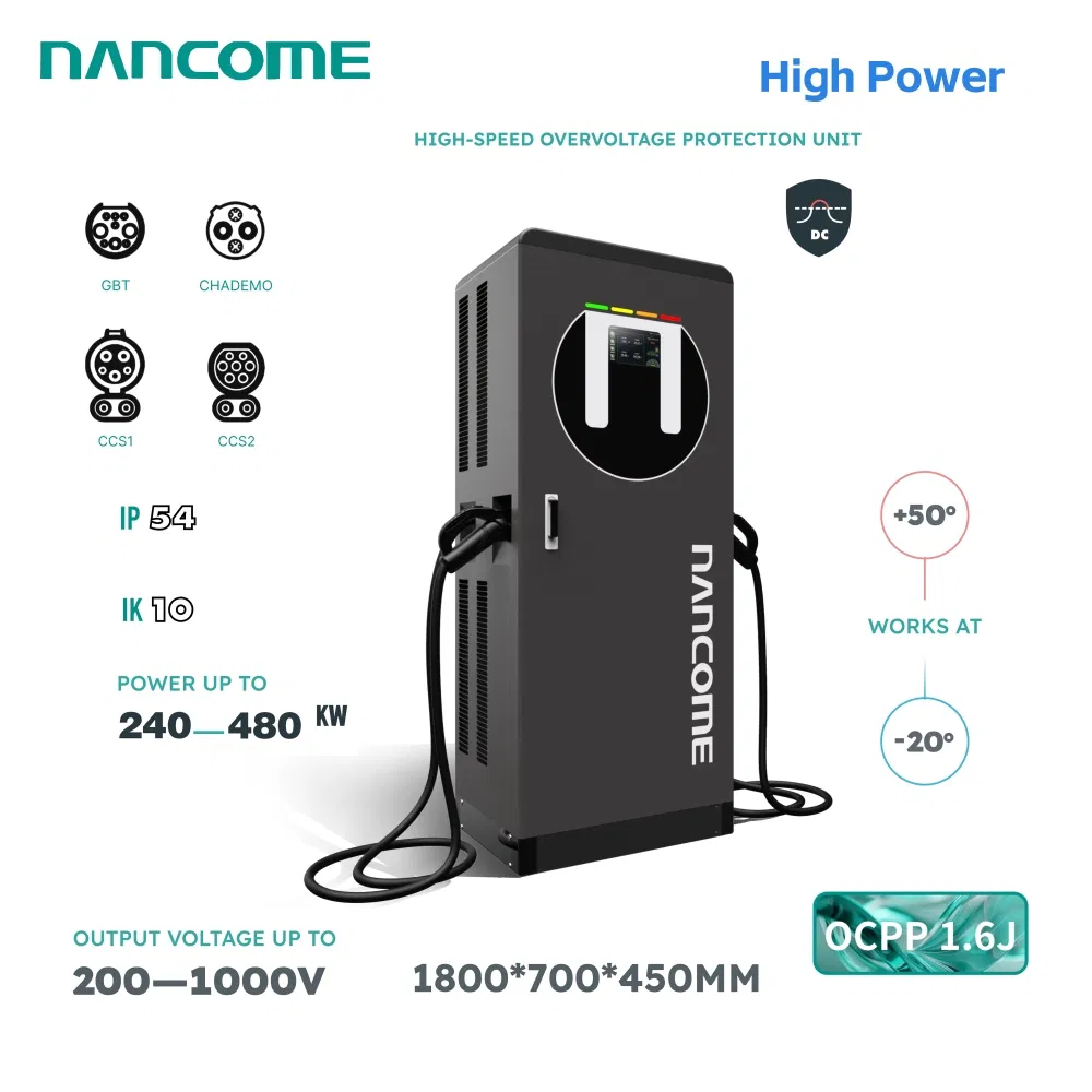 Nancome Industrial High Power Charging Station for Bus Depot Charging with 480kw