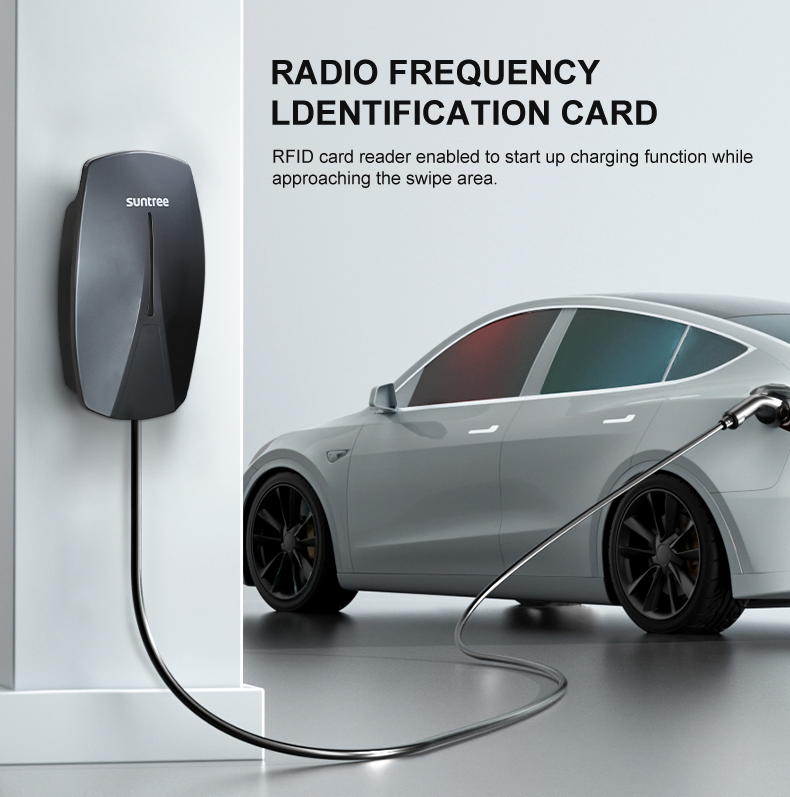 Suntree- Swj3 22kw AC EV Charger Three Phase 380V with Tuya APP Smart Phone Control