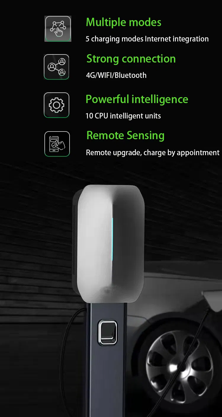 Factory Directly Shipping CE RoHS Passed 7kw 11kw 22kw with APP Control EV AC Charger with Function From China Supplier Smart Ocpp